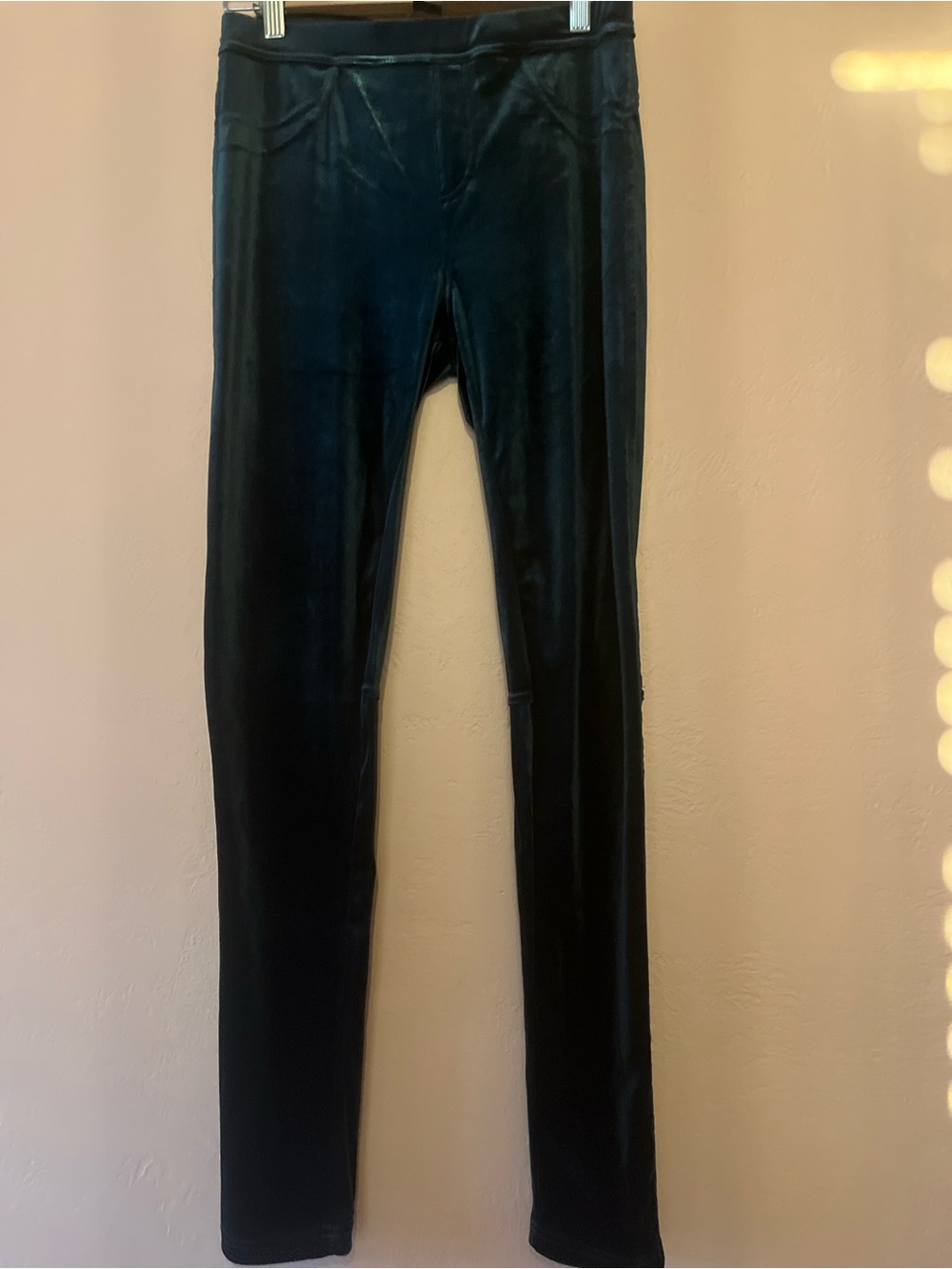 Sanctuary x Anthropologie Dark Green Velvet Leggings
Women Size medium No Pocket